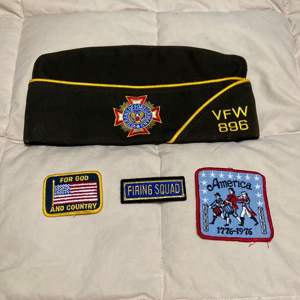 Military Hat and Patches